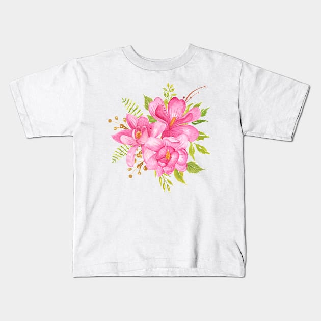 Fowers Art Kids T-Shirt by Socity Shop